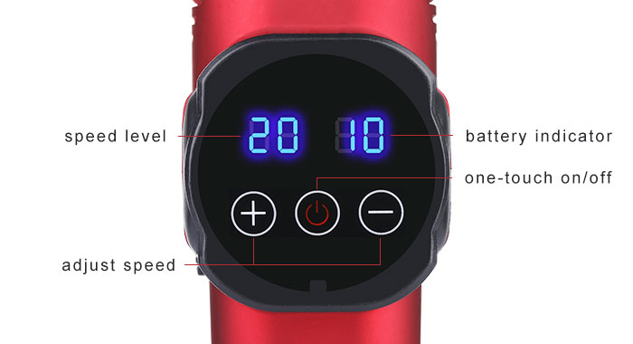 RACmassager deep tissue massage gun professional muscle percussion massager