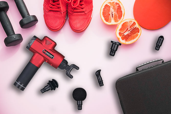 RACmassager deep tissue massage gun percussion massager shots